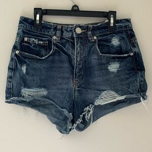 Garage Ripped Denim Shorts Size 3